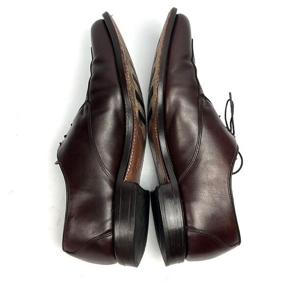 Allen Edmonds Buxton Brown Leather Dress Shoes Derby Style size 9 - Picture 7 of 13